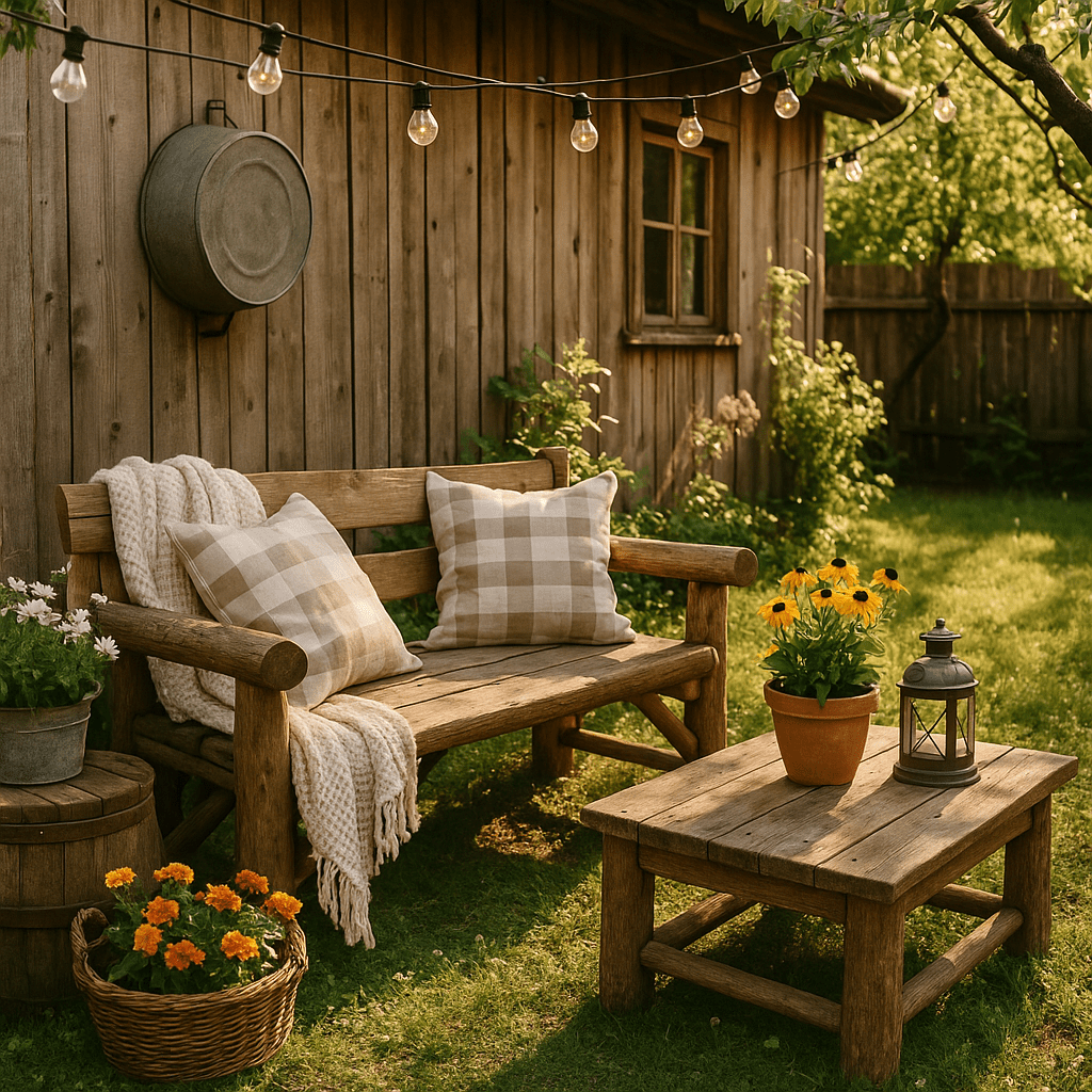 Transform Your Backyard: 10 Rustic Outdoor Decor Ideas to Create a Cozy Country Retreat
