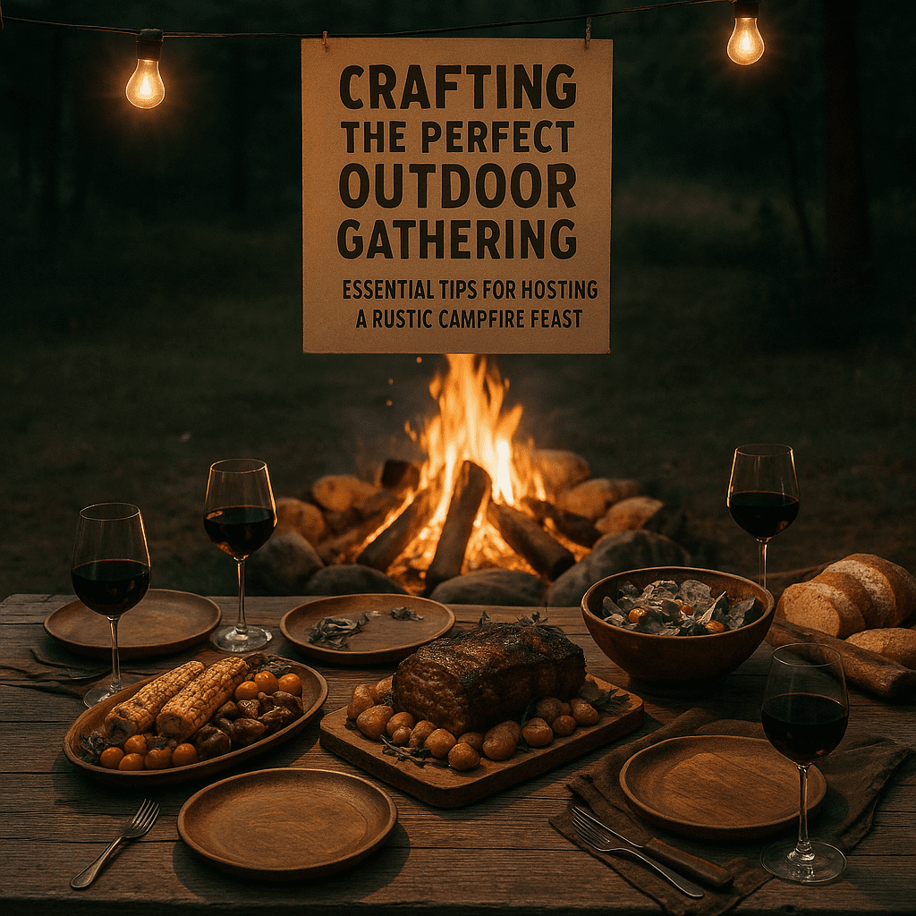 Crafting the Perfect Outdoor Gathering: Essential Tips for Hosting a Rustic Campfire Feast Crafting the Perfect Outdoor Gathering: Essential Tips for Hosting a Rustic Campfire Feast