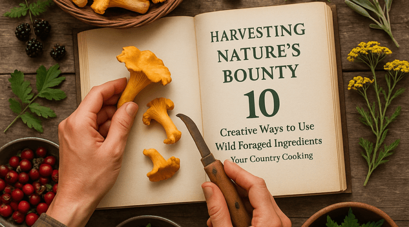 Harvesting Nature’s Bounty: 10 Creative Ways to Use Wild Foraged Ingredients in Your Country Cooking