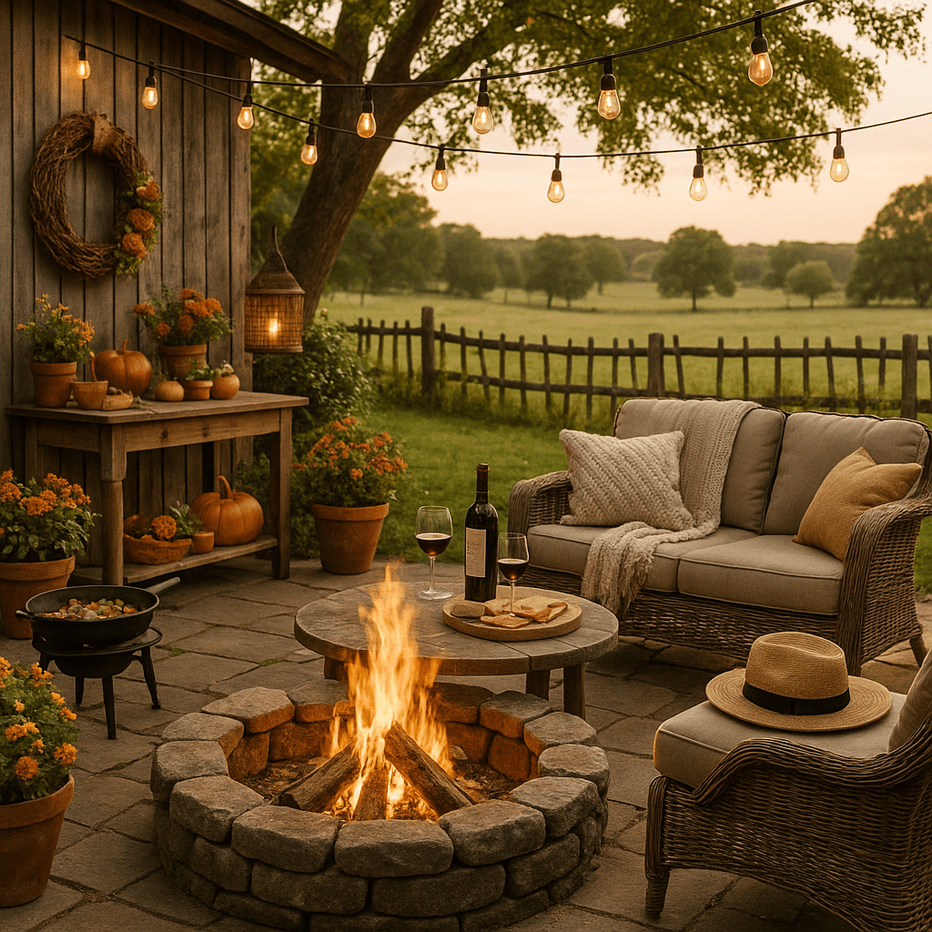 The Ultimate Guide to Creating a Cozy Outdoor Gathering Space: Decor, Cooking, and Crafting Tips for Country Living