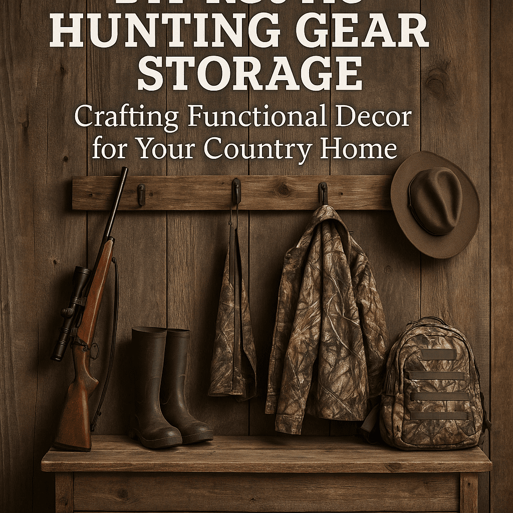 The Ultimate Guide to DIY Rustic Hunting Gear Storage: Crafting Functional Decor for Your Country Home